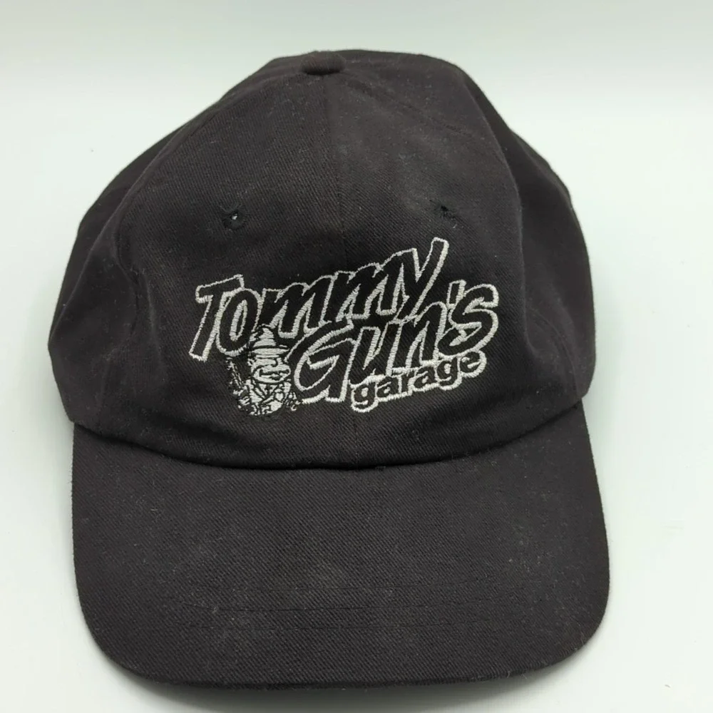 RARE Vintage Tommy Gun's Garage Chicago Dinner Theater Hat Cap Black KC
